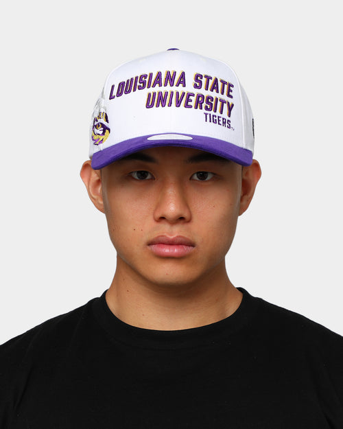 NATIONAL COLLEGIATE ATHLETIC ASSC LSU Tigers Freshman Crown Snapback Off White