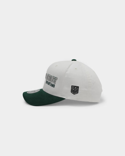 NATIONAL COLLEGIATE ATHLETIC ASSC Michigan State Spartans Freshman Crown Snapback Off White