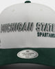 NATIONAL COLLEGIATE ATHLETIC ASSC Michigan State Spartans Freshman Crown Snapback Off White