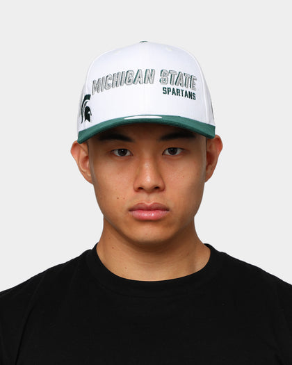 NATIONAL COLLEGIATE ATHLETIC ASSC Michigan State Spartans Freshman Crown Snapback Off White