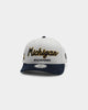NATIONAL COLLEGIATE ATHLETIC ASSC Michigan Wolverines Freshman Crown Snapback Off White
