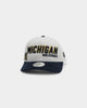 NATIONAL COLLEGIATE ATHLETIC ASSC Michigan Wolverines Freshman Crown Snapback Off White