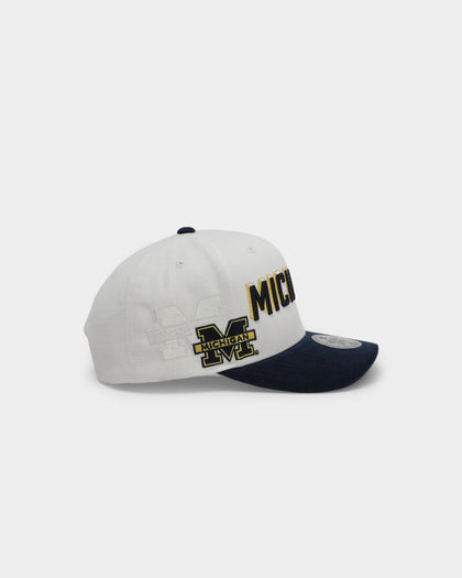 NATIONAL COLLEGIATE ATHLETIC ASSC Michigan Wolverines Freshman Crown Snapback Off White
