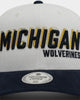 NATIONAL COLLEGIATE ATHLETIC ASSC Michigan Wolverines Freshman Crown Snapback Off White
