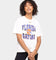 NATIONAL COLLEGIATE ATHLETIC ASSC Women's Michigan Wolverines 90's Champ Vintage T-Shirt Vintage White