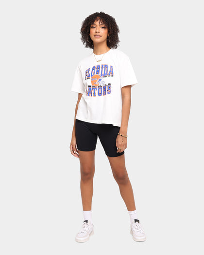 NATIONAL COLLEGIATE ATHLETIC ASSC Women's Michigan Wolverines 90's Champ Vintage T-Shirt Vintage White