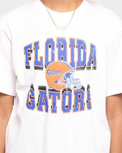 NATIONAL COLLEGIATE ATHLETIC ASSC Women's Michigan Wolverines 90's Champ Vintage T-Shirt Vintage White