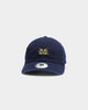 NATIONAL COLLEGIATE ATHLETIC ASSC Michigan Wolverines Small Team Crest Dad Hat Strapback Washed Navy