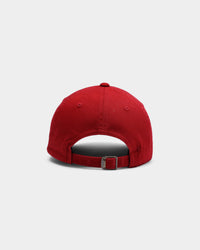 NATIONAL COLLEGIATE ATHLETIC ASSC Alabama Crimson Tide Small Team Crest Dad Hat Strapback Washed Crimson