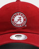 NATIONAL COLLEGIATE ATHLETIC ASSC Alabama Crimson Tide Small Team Crest Dad Hat Strapback Washed Crimson