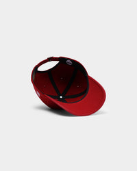 NATIONAL COLLEGIATE ATHLETIC ASSC Alabama Crimson Tide Small Team Crest Dad Hat Strapback Washed Crimson
