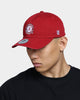 NATIONAL COLLEGIATE ATHLETIC ASSC Alabama Crimson Tide Small Team Crest Dad Hat Strapback Washed Crimson