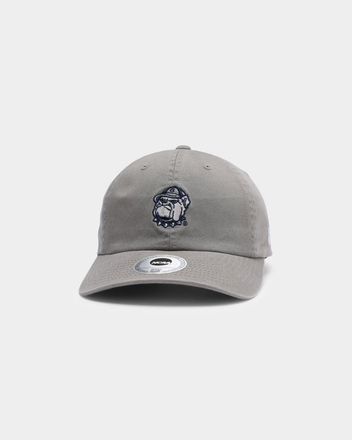NATIONAL COLLEGIATE ATHLETIC ASSC Georgetown Hoyas Small Team Crest Dad Hat Strapback Washed Grey