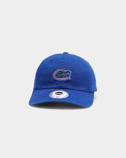 NATIONAL COLLEGIATE ATHLETIC ASSC Florida Gators Small Team Crest Dad Hat Strapback Washed Royal