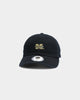 NATIONAL COLLEGIATE ATHLETIC ASSC Michigan Wolverines Small Team Crest Dad Hat Strapback Washed Black