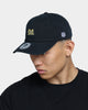 NATIONAL COLLEGIATE ATHLETIC ASSC Michigan Wolverines Small Team Crest Dad Hat Strapback Washed Black