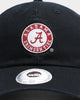 NATIONAL COLLEGIATE ATHLETIC ASSC Alabama Crimson Tide Small Team Crest Dad Hat Strapback Washed Black