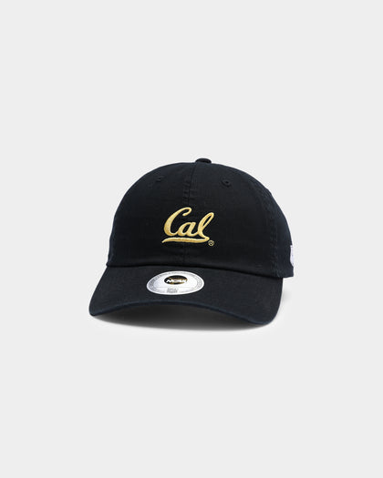 NATIONAL COLLEGIATE ATHLETIC ASSC Berkeley California Small Team Crest Dad Hat Strapback Washed Black