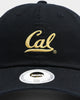NATIONAL COLLEGIATE ATHLETIC ASSC Berkeley California Small Team Crest Dad Hat Strapback Washed Black