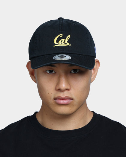 NATIONAL COLLEGIATE ATHLETIC ASSC Berkeley California Small Team Crest Dad Hat Strapback Washed Black