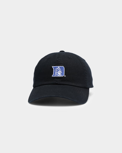 NATIONAL COLLEGIATE ATHLETIC ASSC Duke University Small Team Crest Dad Hat Strapback Washed Black