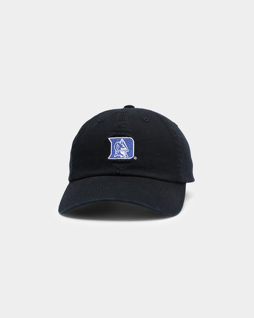 NATIONAL COLLEGIATE ATHLETIC ASSC Duke University Small Team Crest Dad Hat Strapback Washed Black