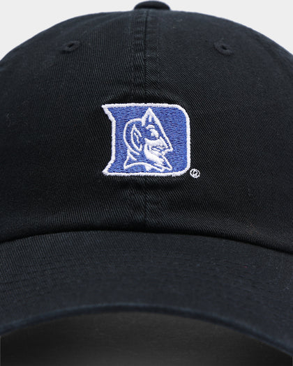 NATIONAL COLLEGIATE ATHLETIC ASSC Duke University Small Team Crest Dad Hat Strapback Washed Black