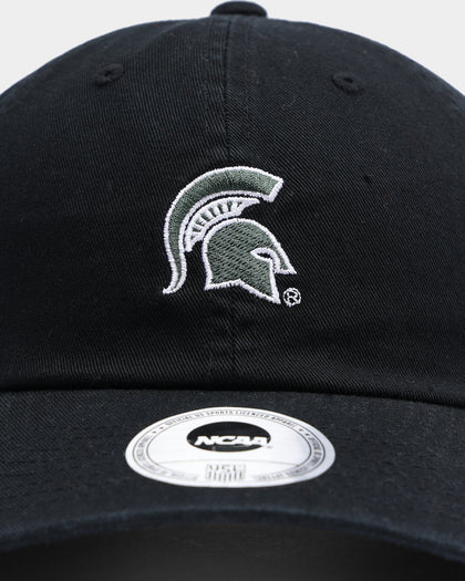 National Collegiate Athletic ASSC Michigan State Spartans Small Team Crest Dad Hat Strapback Washed Black
