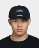 NATIONAL COLLEGIATE ATHLETIC ASSC LSU Small Team Crest Dad Hat Strapback Washed Black