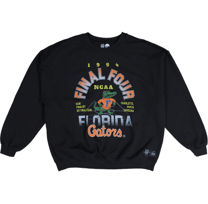 NATIONAL COLLEGIATE ATHLETIC ASSC UNC Final Four Crew Vintage Black