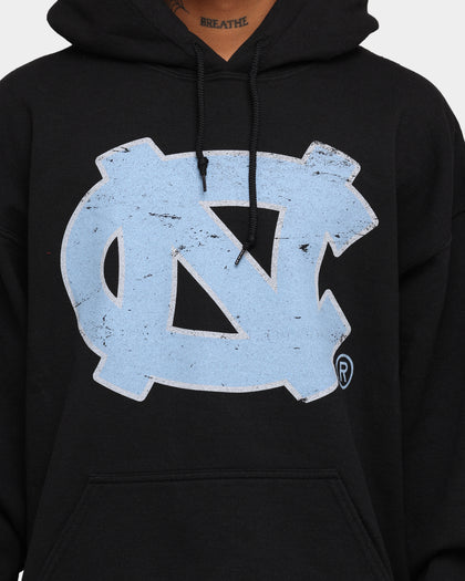 NATIONAL COLLEGIATE ATHLETIC ASSC UNC Tar Heels Team Crest Vintage Hoodie Vintage Black