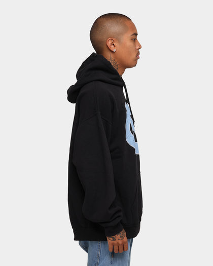 NATIONAL COLLEGIATE ATHLETIC ASSC UNC Tar Heels Team Crest Vintage Hoodie Vintage Black