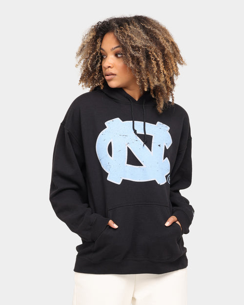 NATIONAL COLLEGIATE ATHLETIC ASSC UNC Tar Heels Team Crest Vintage Hoodie Vintage Black
