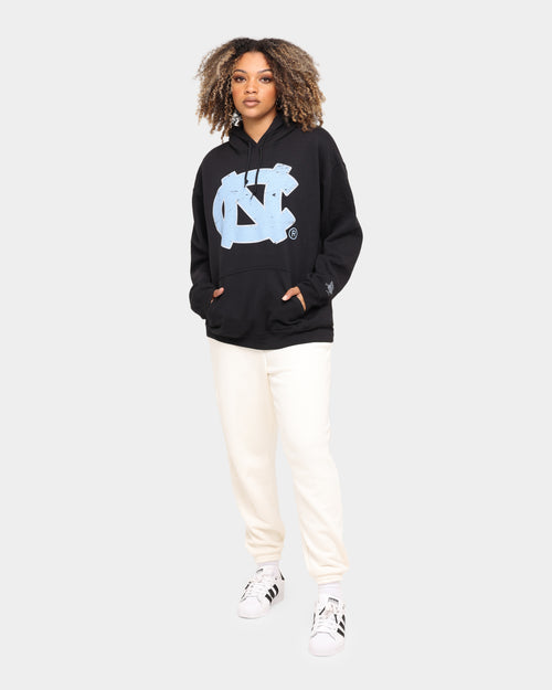 NATIONAL COLLEGIATE ATHLETIC ASSC UNC Tar Heels Team Crest Vintage Hoodie Vintage Black
