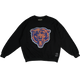Mitchell & Ness Oversized Extra Large Print Chicago Bears Crew Vintage Black