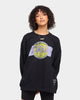 Mitchell & Ness Men's Los Angeles Lakers Oversize XL Logo Crew Sweat Vintage Black