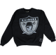 Mitchell and Ness Las Vegas Raiders Oversized Extra Large Print Crewneck Vintage Black