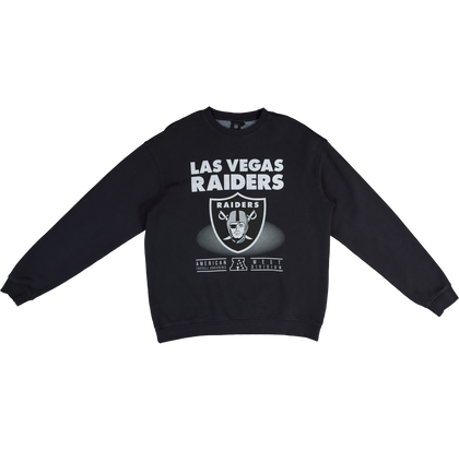 Majestic Athletic Las Vegas Raiders 3D Drop Shadow Crew Black