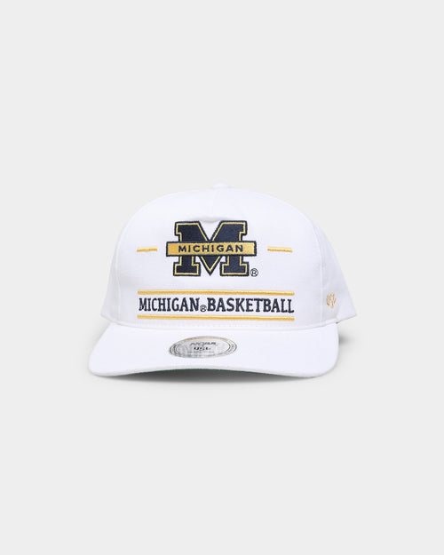 National Collegiate Athletic Association Michigan Basketball Stacked Pro Golfer Snapback White
