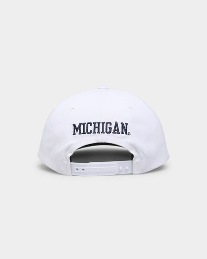 National Collegiate Athletic Association Michigan Basketball Stacked Pro Golfer Snapback White