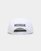National Collegiate Athletic Association Michigan Basketball Stacked Pro Golfer Snapback White