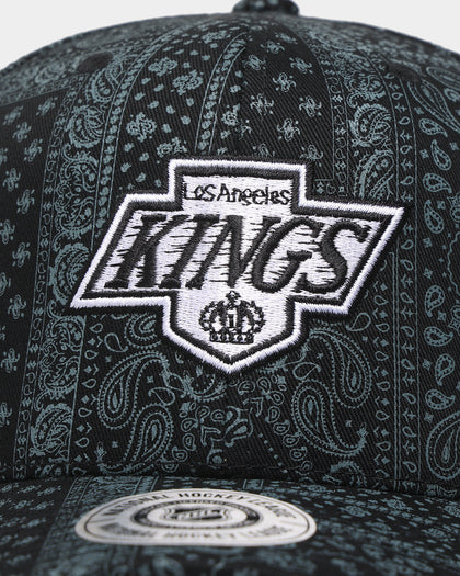 Majestic Athletic Los Angeles Kings Paisley Crest Pro-Crown Snapback Black