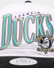 Majestic Athletic Anaheim Ducks Minion Deadstock Snapback Optic White