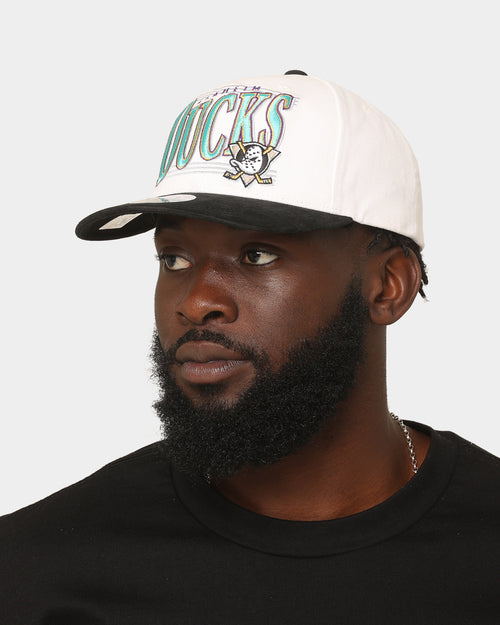 Majestic Athletic Anaheim Ducks Minion Deadstock Snapback Optic White