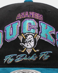 Majestic Athletic Anaheim Ducks Fly Deadstock Snapback Faded Black