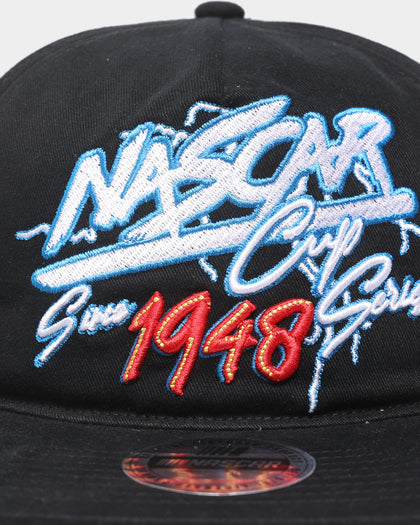 NASCAR Lightning Classic Pinch Snapback Black