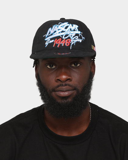 NASCAR Lightning Classic Pinch Snapback Black