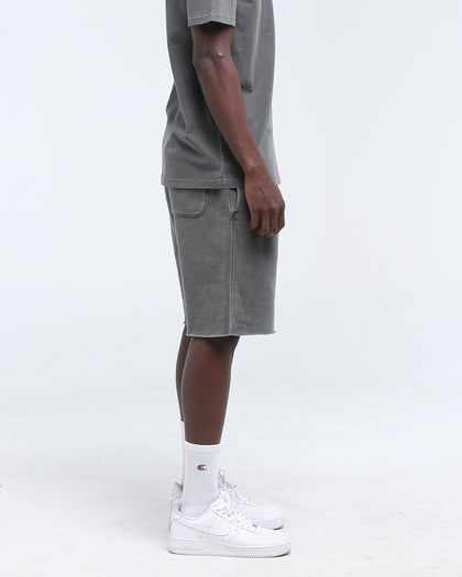 Champion Rev Weave Dyed Washed Short Vertigo Grey