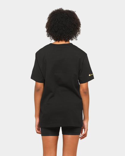 Champion Heritage Script T-Shirt Black/Gold