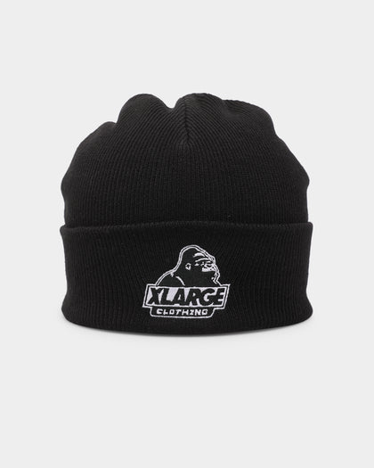 XLARGE Slanted Logo Beanie Black